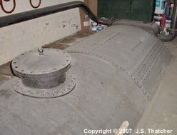 Lancashire boiler top manhole - s