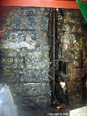 North winder RH side cylinder front-inner bed-bolt