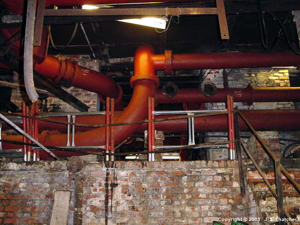 Enginne-house basement.pipe-work